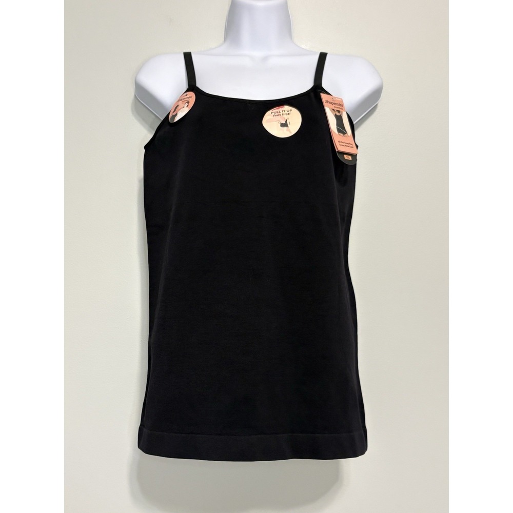 Shapermint Essentials Scoop Neck Shaping Cami Slimming Stretch Black 3XL 62001